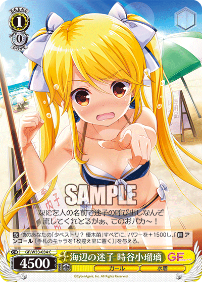 海辺の迷子 時谷小瑠璃ウミベノマイゴ トキタニコルリ