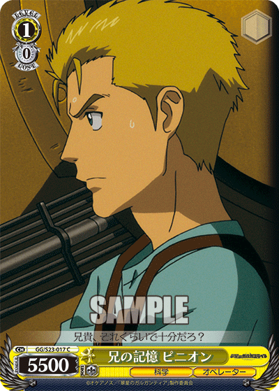 兄の記憶 ピニオンアニノキオクピニオン