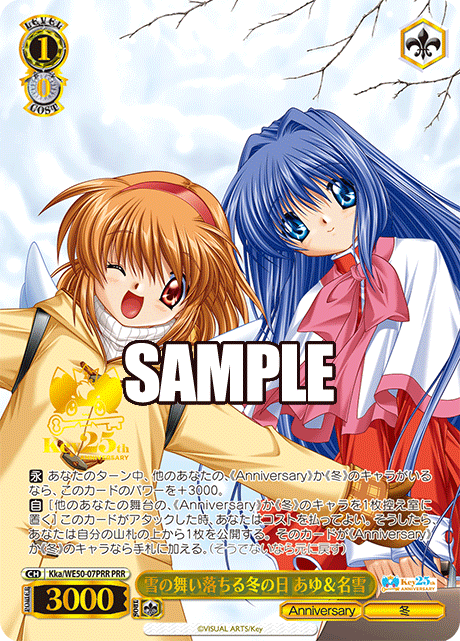 雪の舞い落ちる冬の日 あゆ＆名雪ユキノマイオチルフユノヒ アユ＆ナユキ