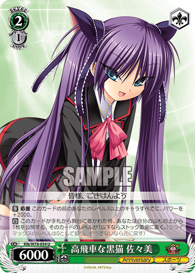 高飛車な黒猫 佐々美タカビシャナクロネコ ササミ