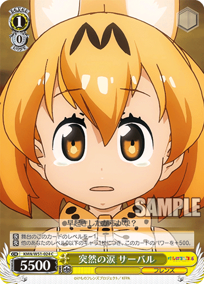 突然の涙 サーバルトツゼンノナミダ サーバル