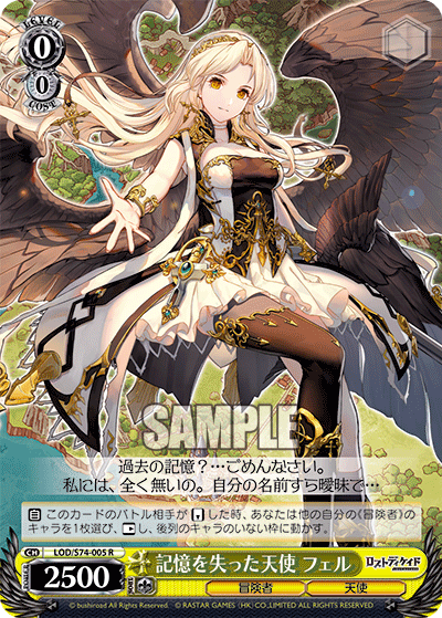 記憶を失った天使 フェルキオクヲウシナッタテンシ フェル