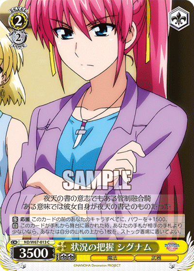 状況の把握 シグナムジョウキョウノハアクシグナム