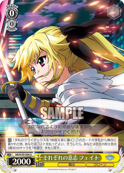 それぞれの意志 フェイトソレゾレノイシフェイト