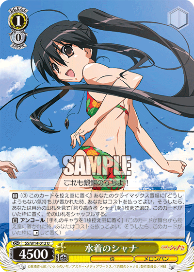 水着のシャナミズギノシャナ