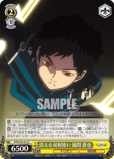 消える双剣使い 風間 蒼也